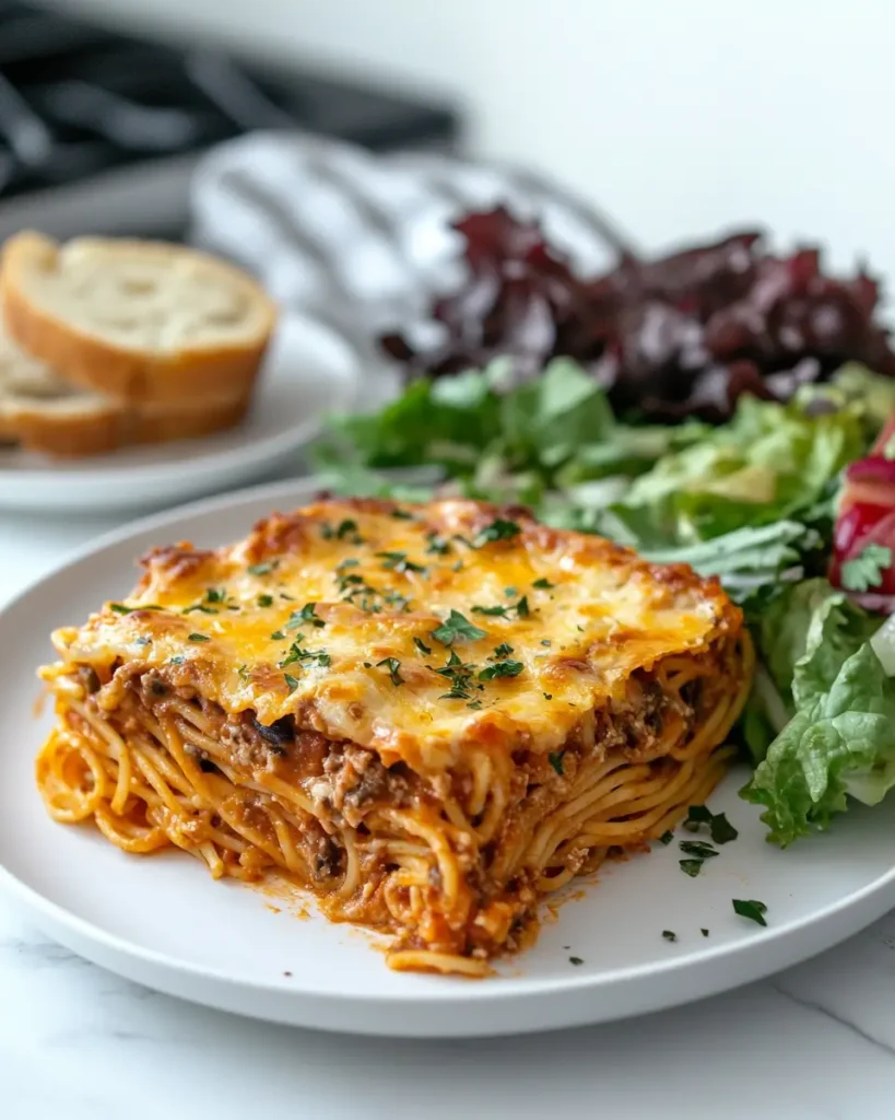 0 2 Baked Cream Cheese Spaghetti Casserole: Easy & Cozy Favorite in 5 Steps