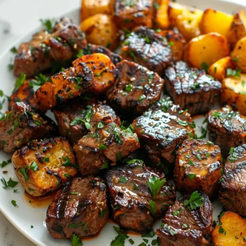 42 Quick Garlic Butter Steak Bites and Potatoes for Hungry Hearts