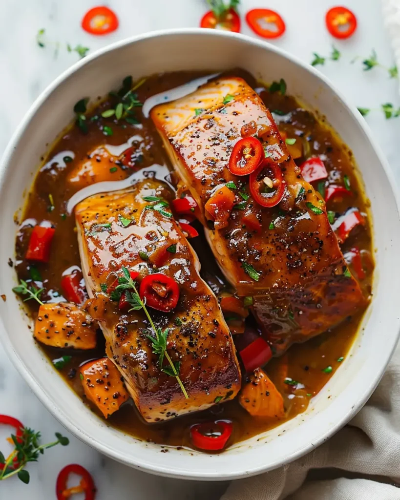 Brown Stew Salmon Brown Stew Salmon Recipe
