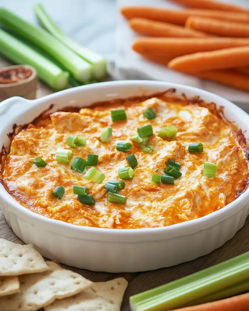 Buffalo Chicken Dip with Blended Cottage Cheese Buffalo Chicken Dip with Blended Cottage Cheese (TikTok Style)