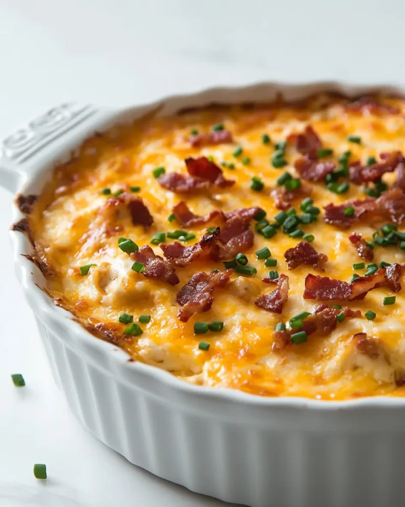 Buffalo Chicken Dip with Smoky Paprika Crispy Beef Bacon 2 Buffalo Chicken Dip with Smoky Paprika & Crispy Beef Bacon