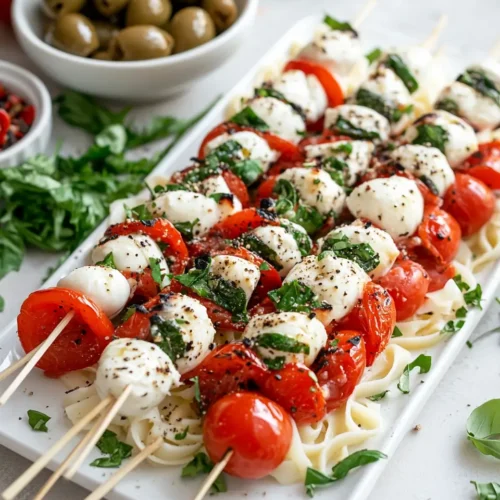 Caprese Salad Skewers 2 Caprese Salad Skewers Idea