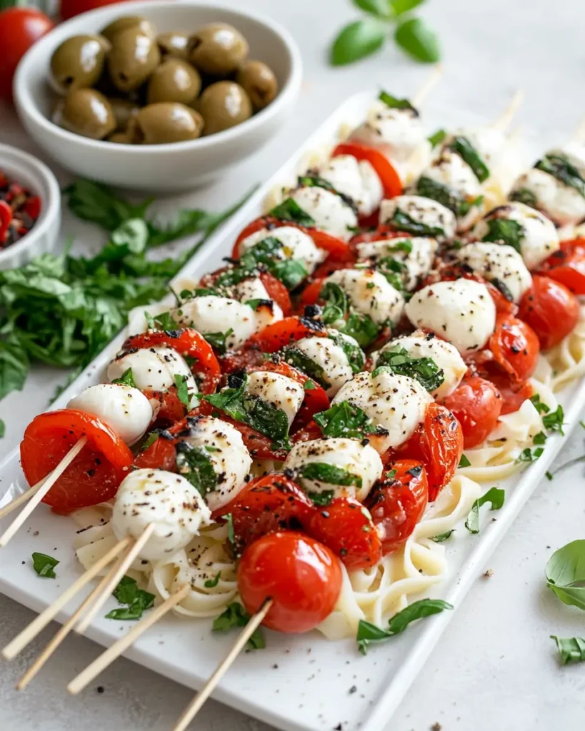 Caprese Salad Skewers 2 Caprese Salad Skewers Idea