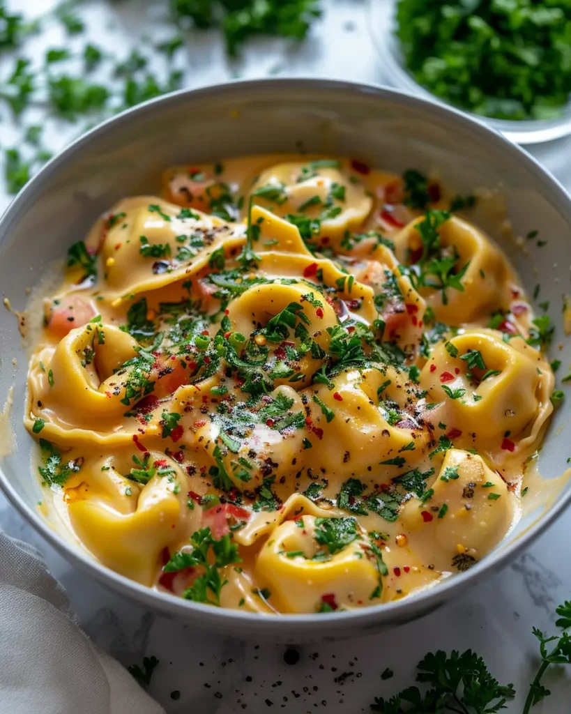 Cheese Tortellini Carbonara Recipe 2 Cheese Tortellini Carbonara Recipe