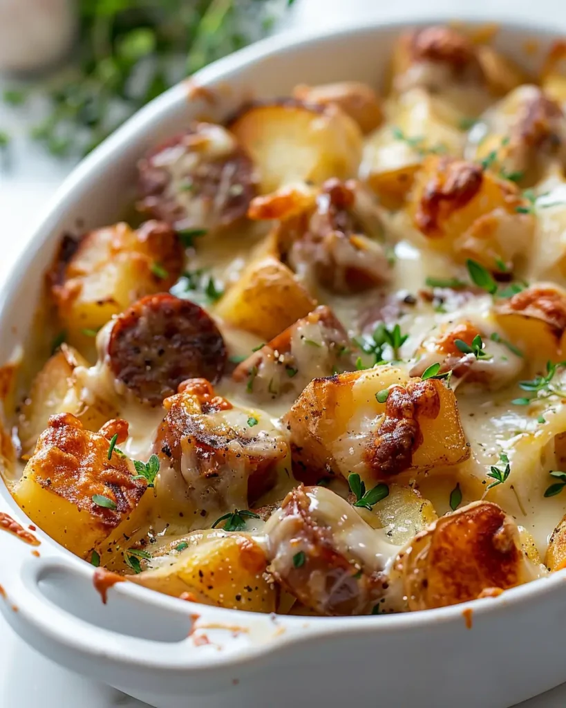 Cheesy Ranch Potatoes Sausage RECIPE Cheesy Ranch Potatoes & Sausage