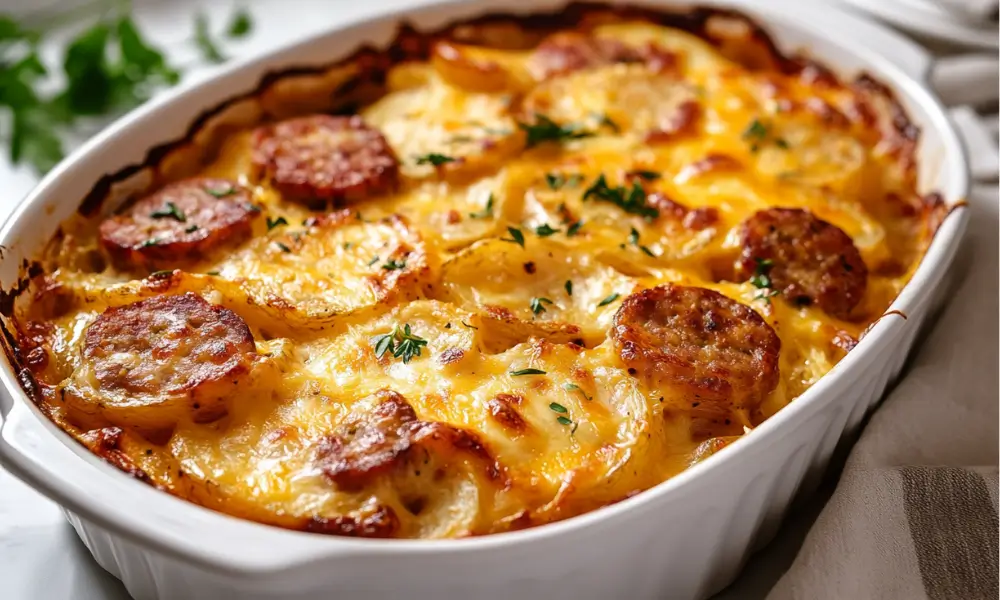 Cheesy Ranch Potatoes Sausage Cheesy Ranch Potatoes & Sausage