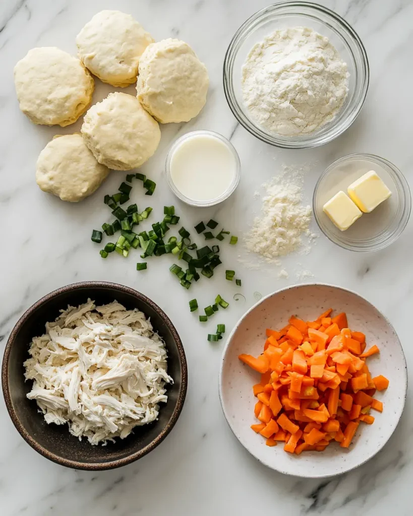 Chicken Pot Pie with Biscuits Chicken Pot Pie with Biscuits