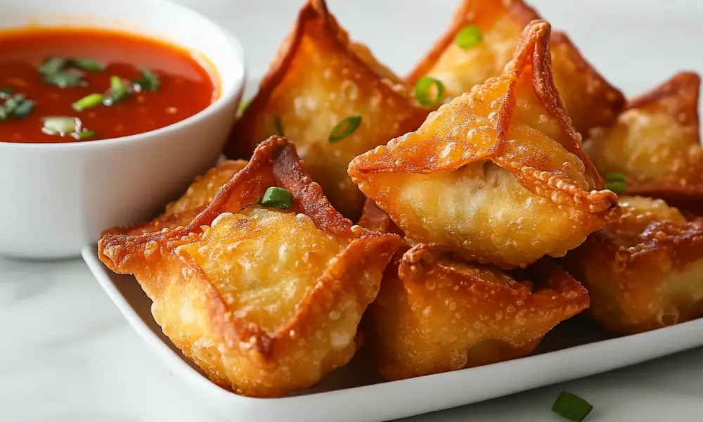 Crab Rangoon Bombs 1 Crispy Crab Rangoon Bombs with Creamy Filling and Frank’s RedHot