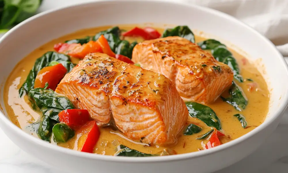 Creamy Coconut Salmon Curry 1 Creamy Coconut Salmon Curry
