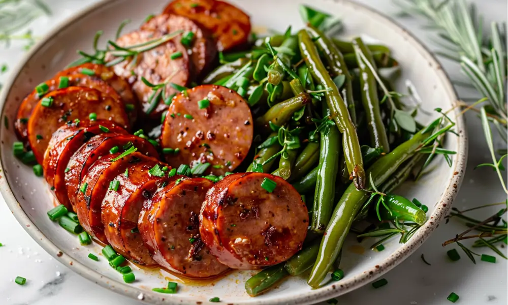 Crockpot Kielbasa and Green Beans Crockpot Kielbasa and Green Beans: A Comforting Classic Made Easy