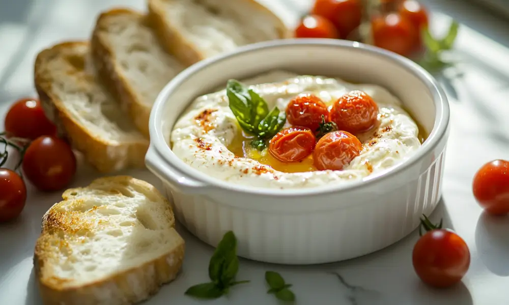 Easy Baked Burrata Recipe 1 Easy Baked Burrata Recipe for When You Want to Impress Without the Fuss