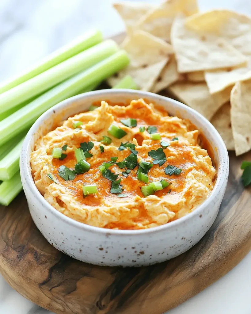 Easy Baked Vegetarian Buffalo Chicken Dip 2 Easy Baked Vegetarian Buffalo Chicken Dip