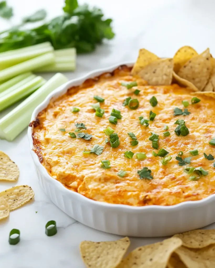 Easy Baked Vegetarian Buffalo Chicken Dip 3 Easy Baked Vegetarian Buffalo Chicken Dip
