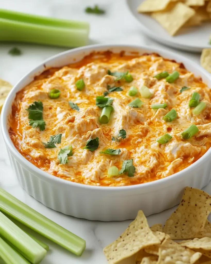 Easy Baked Vegetarian Buffalo Chicken Dip Easy Baked Vegetarian Buffalo Chicken Dip