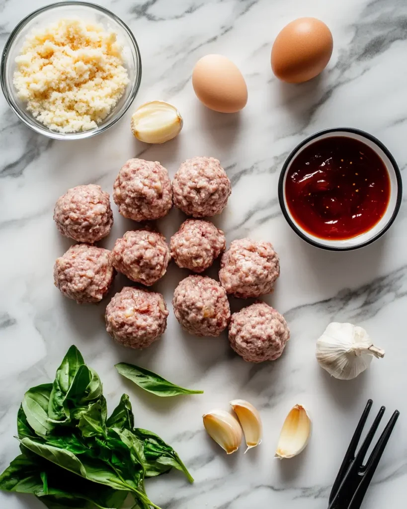Easy Honey Garlic Meatballs ingredient Easy Honey Garlic Meatballs in Minutes