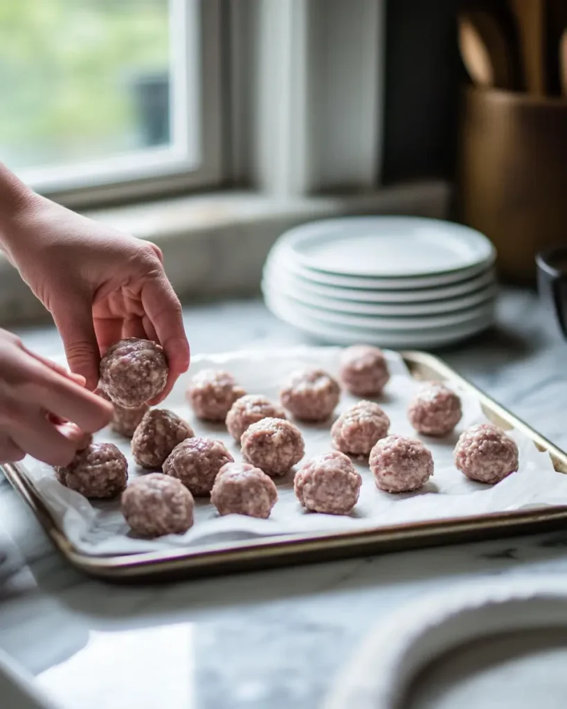 Easy Honey Garlic Meatballs prep Easy Honey Garlic Meatballs in Minutes