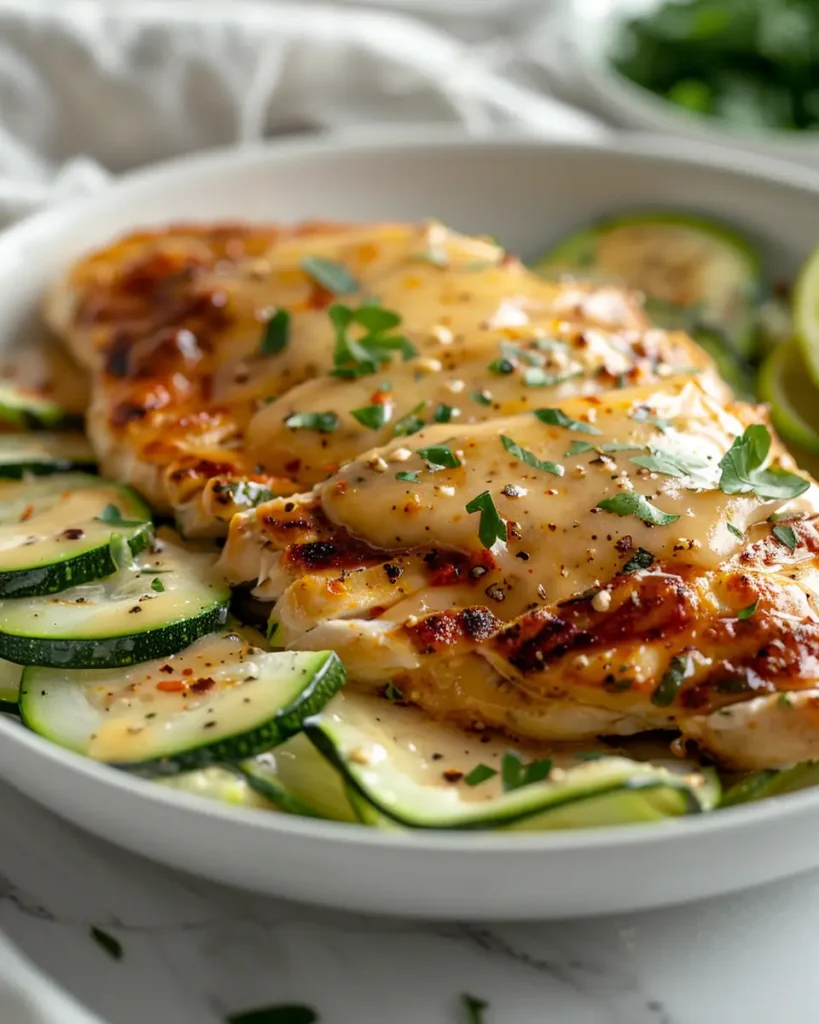 Easy Keto Zucchini Noodle and Chicken Skillet RECIPE Easy Keto Zucchini Noodle and Chicken Skillet