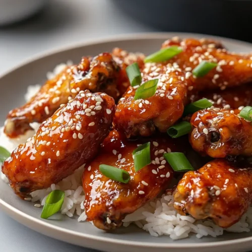 FINAL DISH 3 Ingredient Orange Chicken Wings