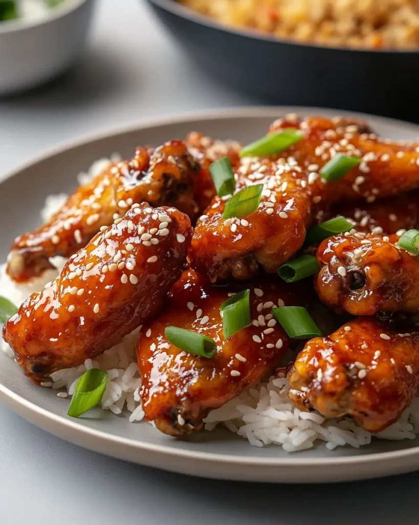 FINAL DISH 3 Ingredient Orange Chicken Wings