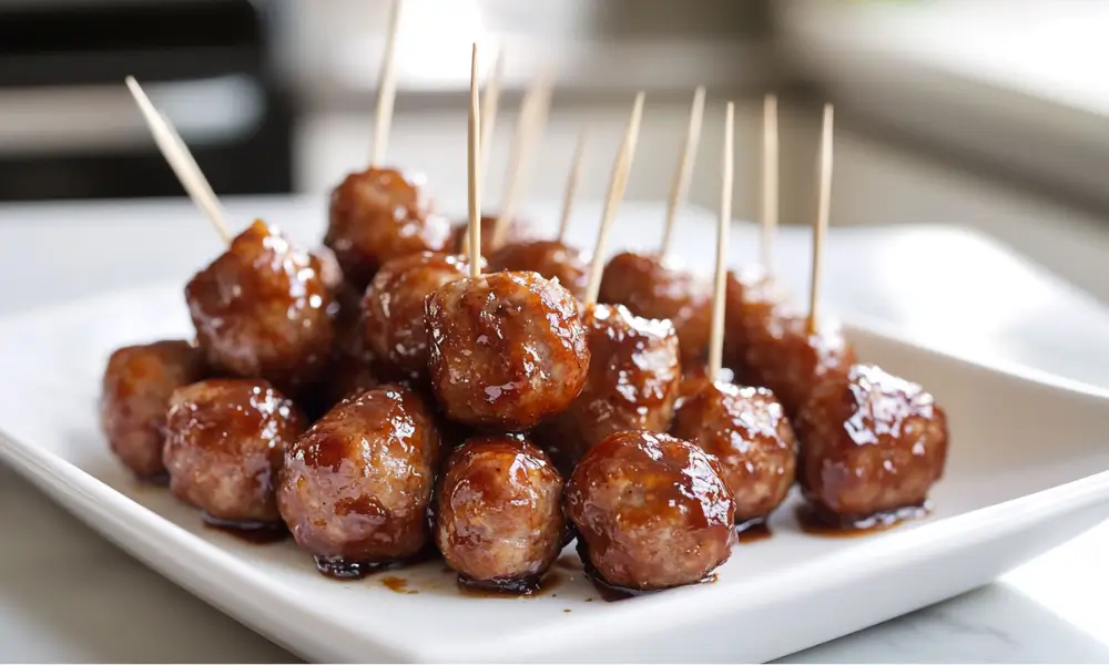 Featured Image 10 1 8 BBQ Sausage Bites (Only 4 Ingredients!)