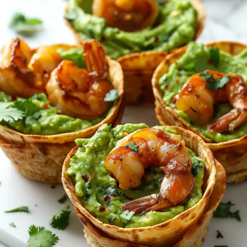 Fresh Shrimp and Guacamole Cups Fresh Shrimp and Guacamole Cups
