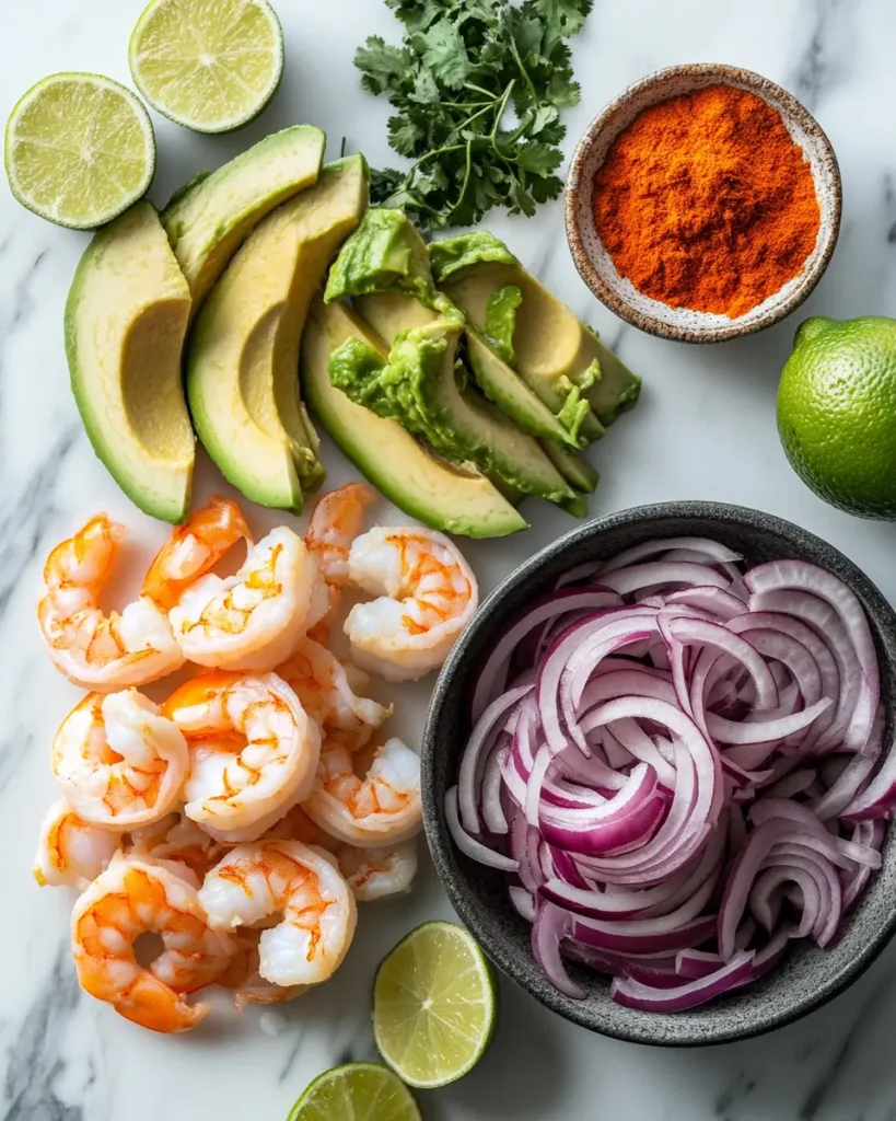 Fresh Shrimp and Guacamole Cups INGREDIENT Fresh Shrimp and Guacamole Cups