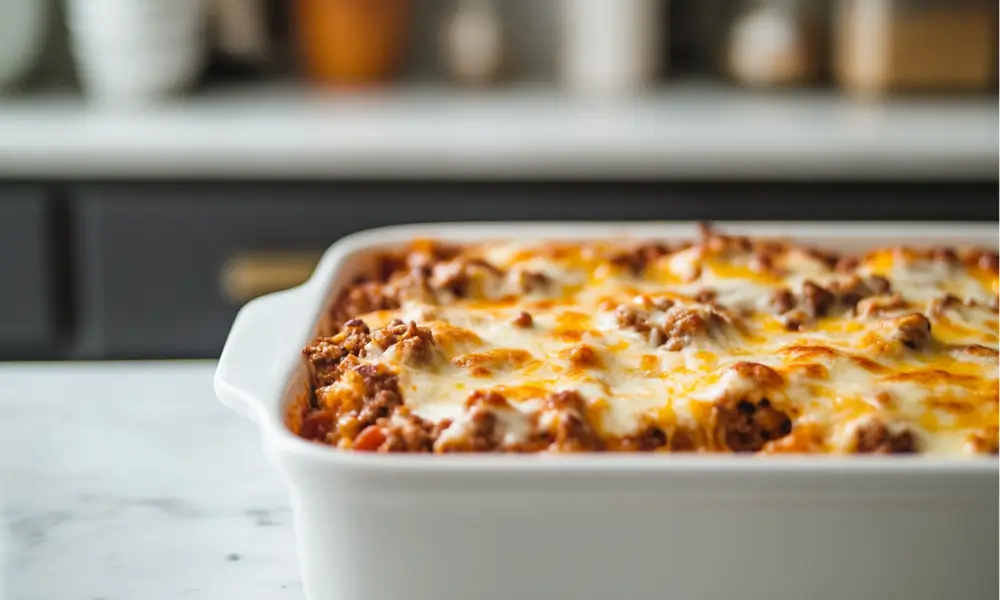 Ground Beef Hobo Casserole with Franks Redhot Sauce 1 Ground Beef Hobo Casserole with Frank's Redhot Sauce