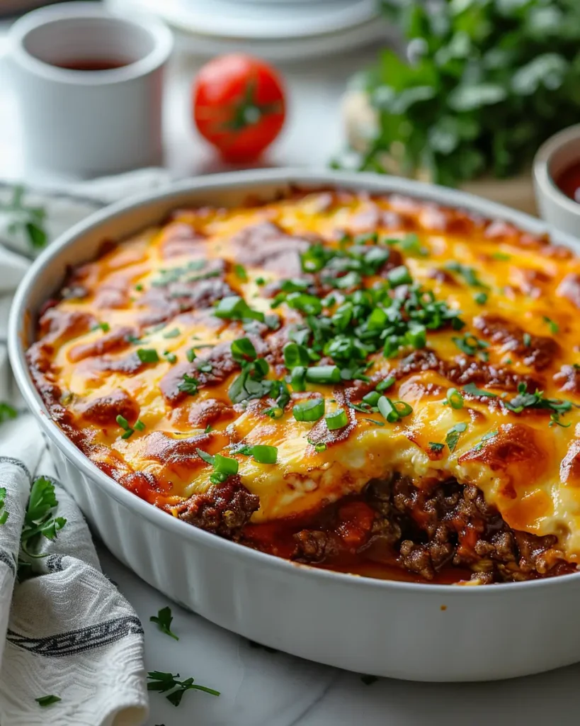 Ground Beef Hobo Casserole with Franks Redhot Sauce 2 Ground Beef Hobo Casserole with Frank's Redhot Sauce