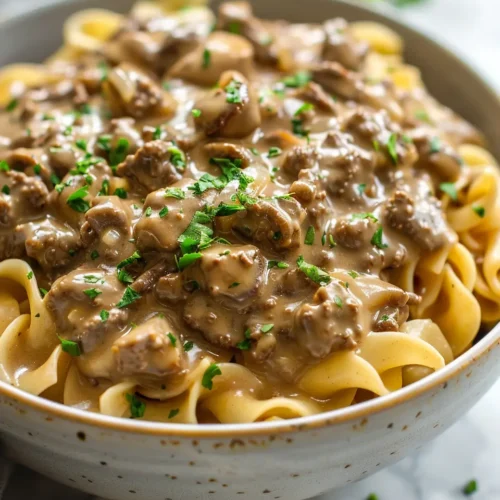 Ground Beef Stroganoff Ground Beef Stroganoff Recipe: Creamy Comfort on a Budget