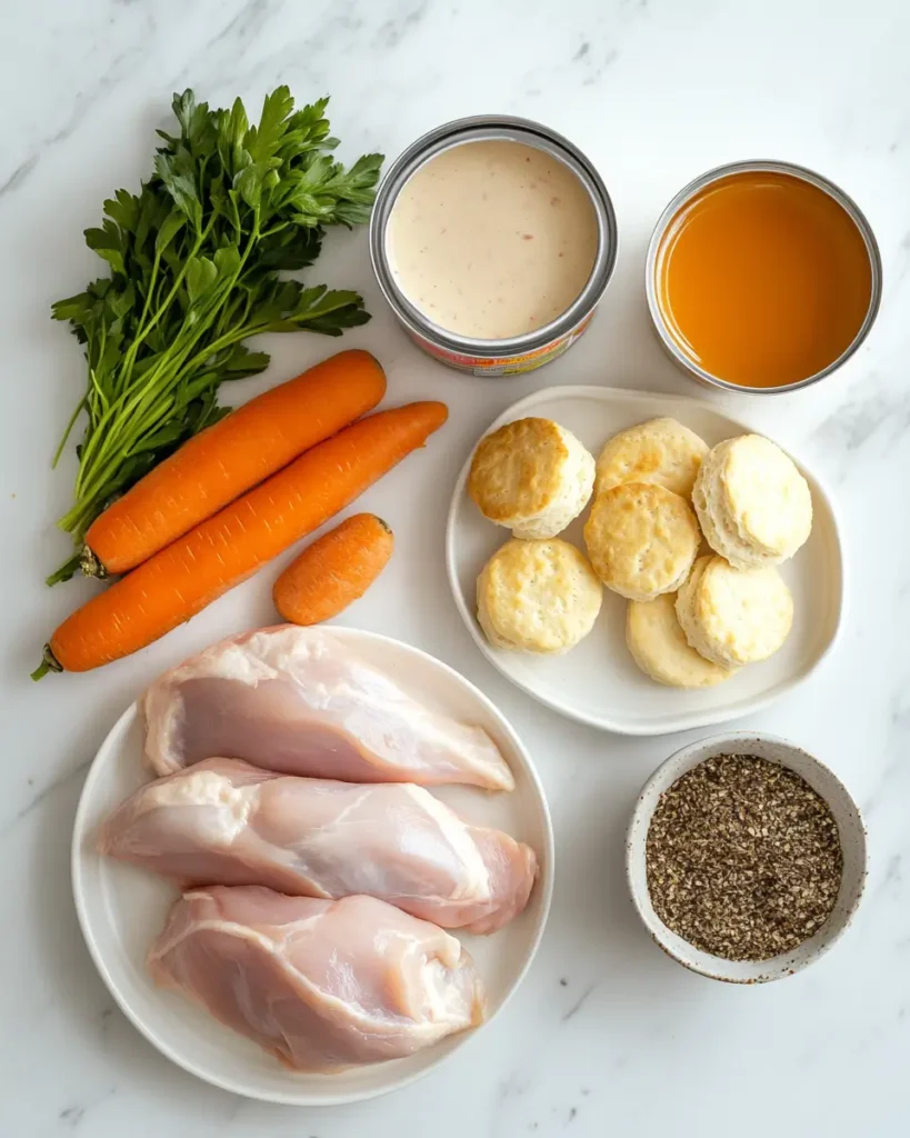 INGREDIENT 2 Simple Crockpot Chicken Pot Pie