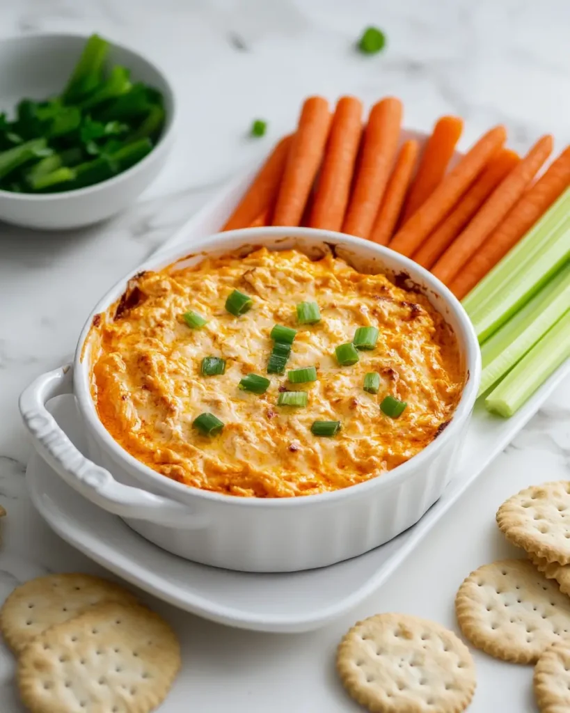 Low Calorie Buffalo Chicken Dip Recipe RECIPE Low Calorie Buffalo Chicken Dip Recipe That’s Creamy, Crave-Worthy & Light