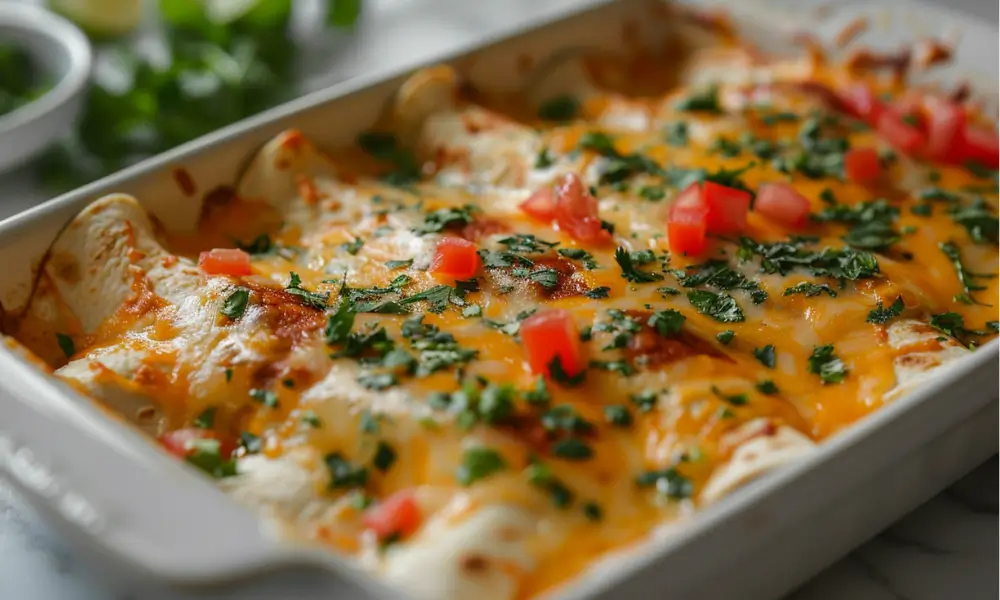 Low Carb White Chicken Enchiladas Easy Keto Dinner Recipe: Low Carb White Chicken Enchiladas