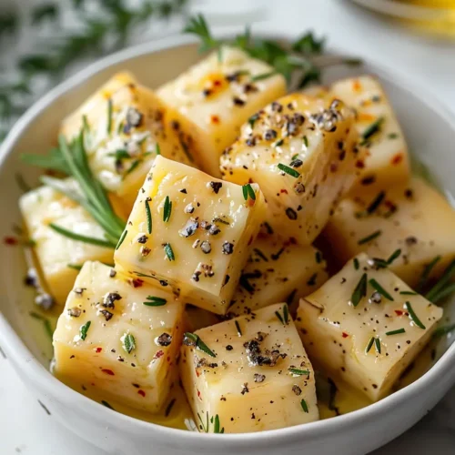 Marinated Cheese Appetizer Marinated Cheese Appetizer