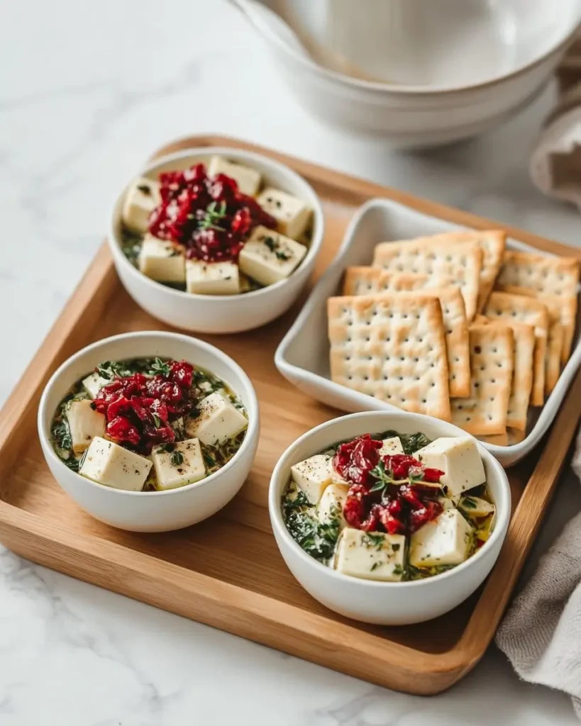 Marinated Cheese Appetizer SERVING Marinated Cheese Appetizer