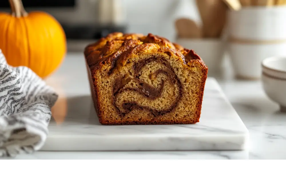 Mini Pumpkin Bread with Cinnamon Swirl 1 Mini Pumpkin Bread with Cinnamon Swirl