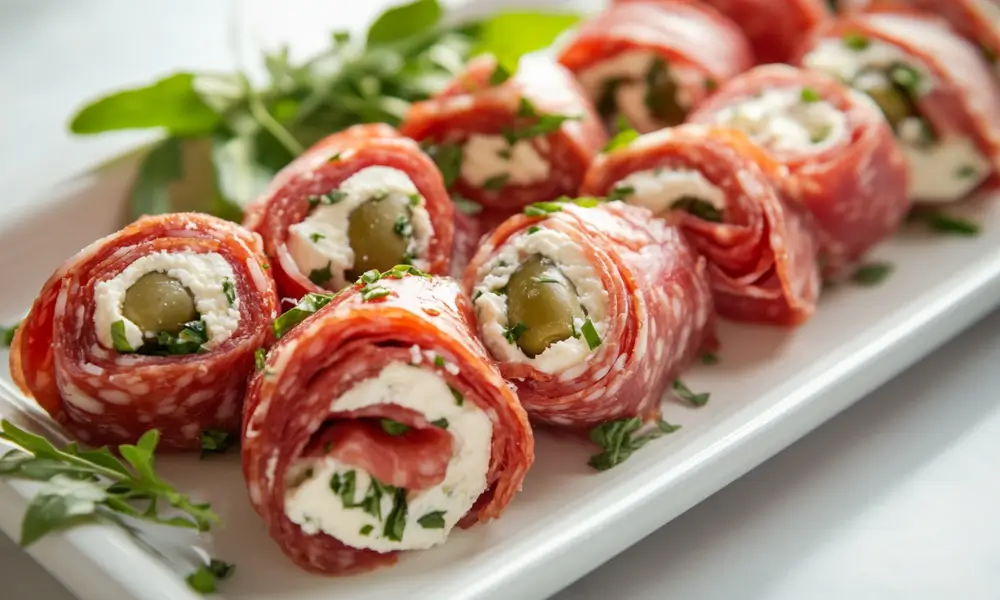 Salami Roll Ups with Cream Cheese Easy Salami Roll Ups with Cream Cheese (A No-Fuss Favorite!)