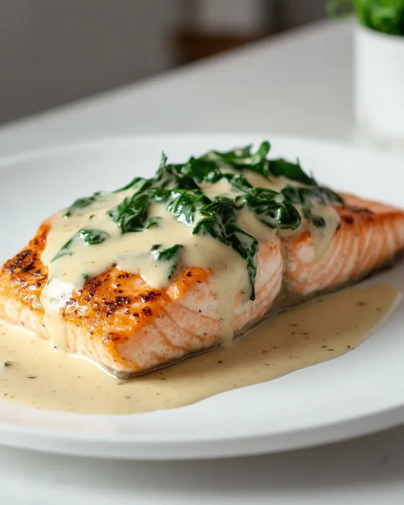 Salmon Florentine Recipe Creamy Easy and So Delicious 2 Salmon Florentine Recipe: Creamy, Easy, and So Delicious