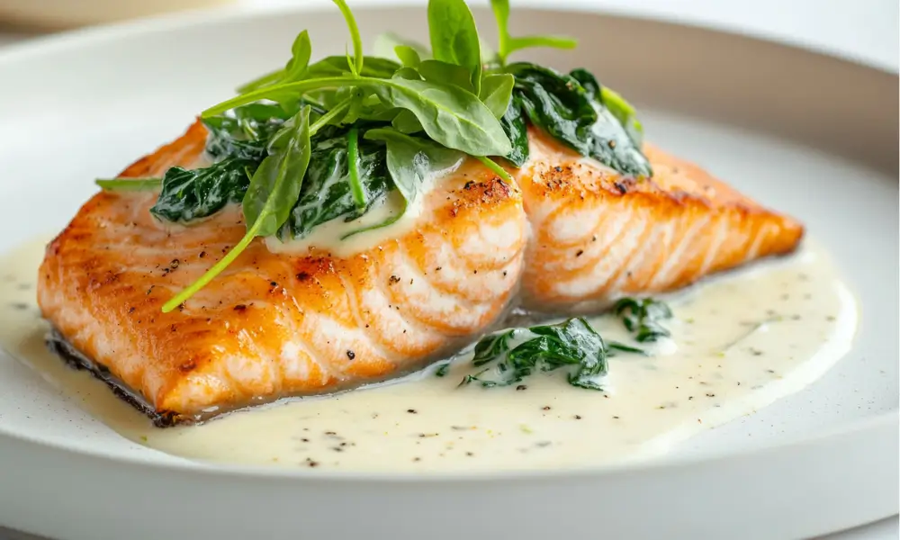 Salmon Florentine Recipe Salmon Florentine Recipe: Creamy, Easy, and So Delicious