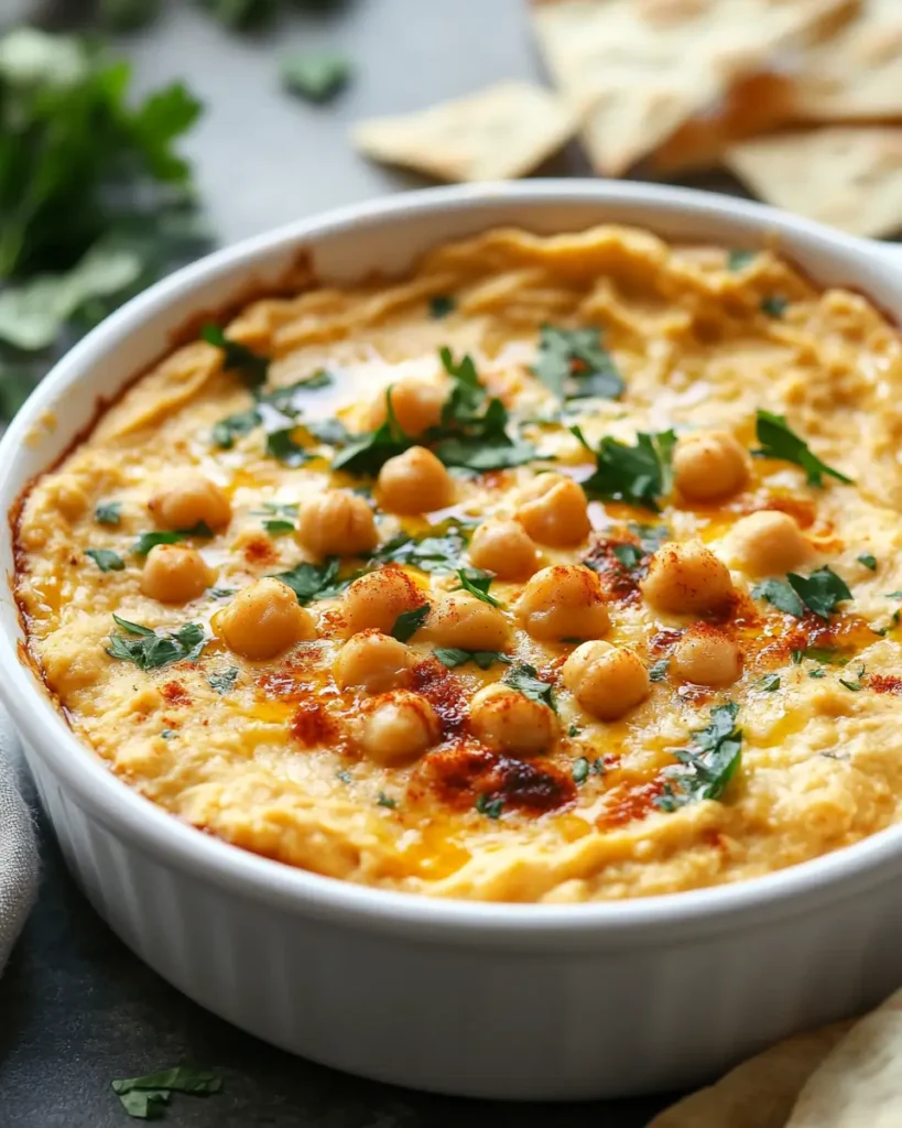 Salty Buffalo Chickpea Dip Salty Buffalo Chickpea Dip Recipe