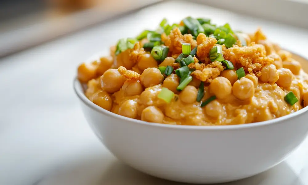 Salty Buffalo Chickpea Dip Recipe 1 Salty Buffalo Chickpea Dip Recipe