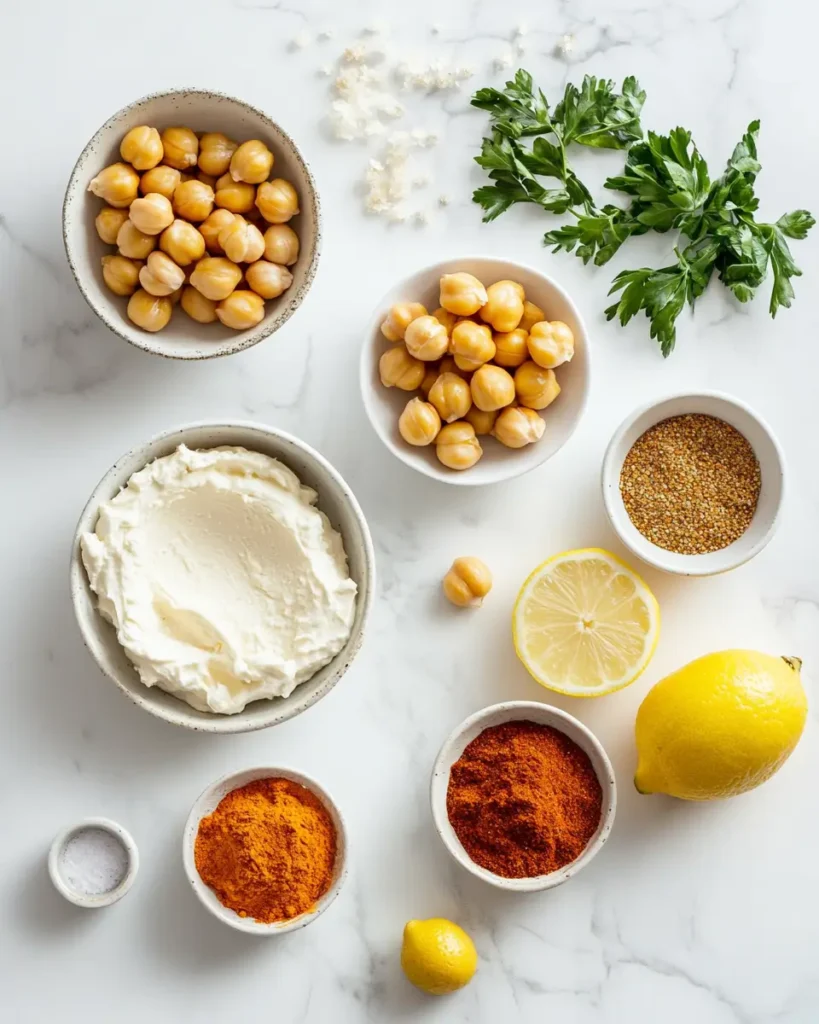 Salty Buffalo Chickpea Dip Recipe INGREDIENT Salty Buffalo Chickpea Dip Recipe