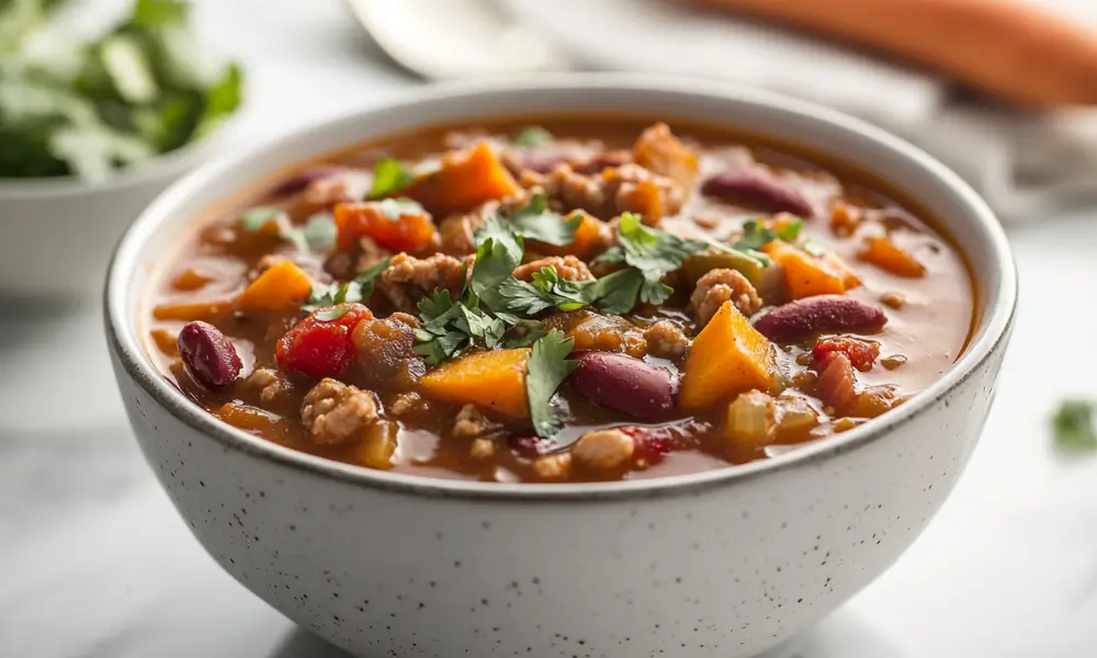 Sweet Potato Turkey Chili 1 Sweet Potato Turkey Chili