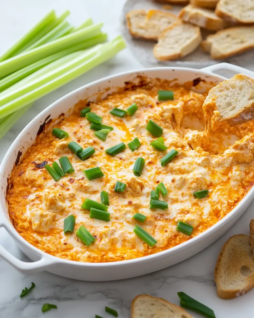 The Best Buffalo Chicken Wing Dip SERV The Best Buffalo Chicken Wing Dip That Brings the Heat and the Hug