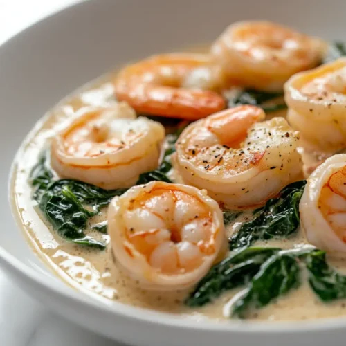 Tuscan Shrimp with Spinach 2 Tuscan Shrimp with Spinach