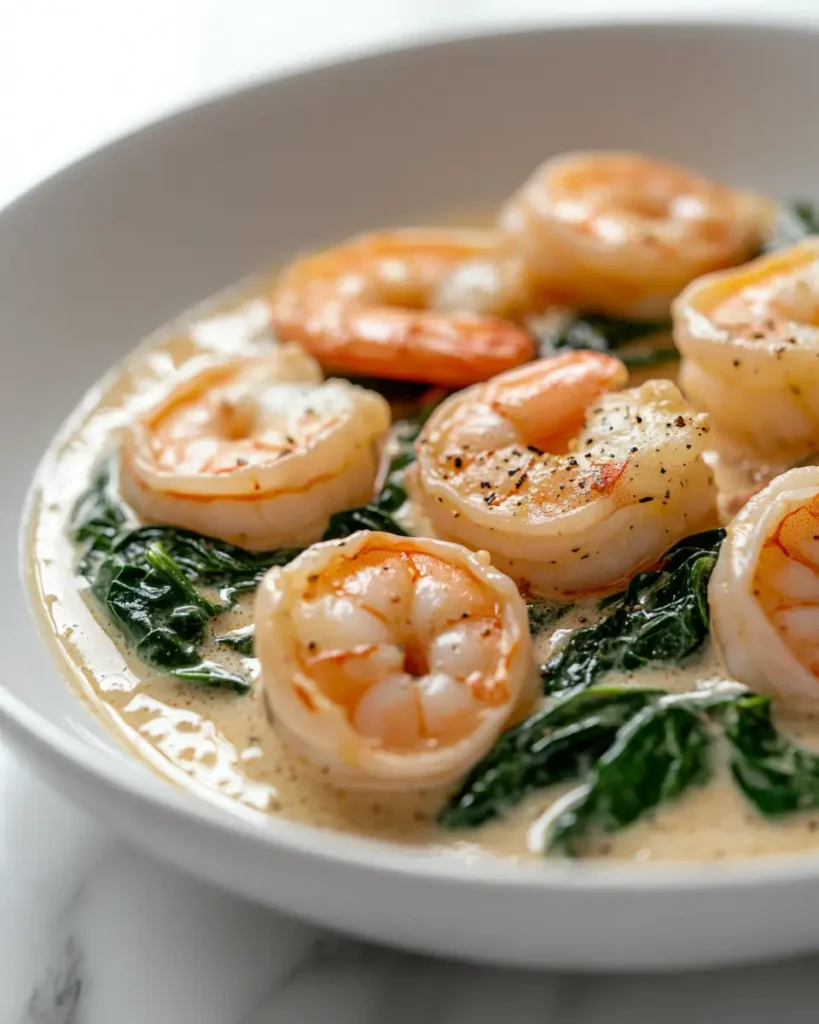 Tuscan Shrimp with Spinach 2 Tuscan Shrimp with Spinach