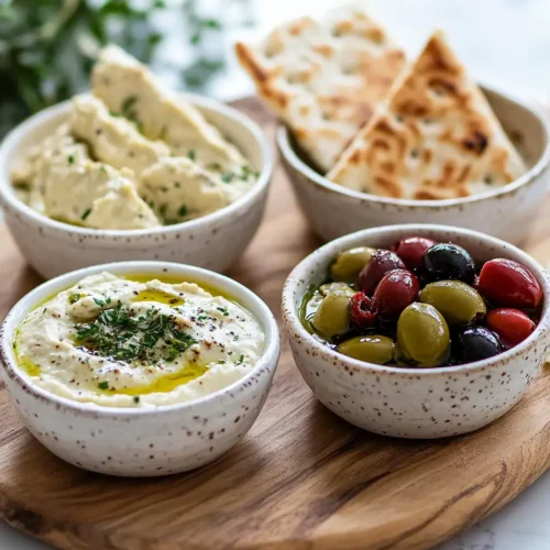 u6472731739 Greek dips served in small ceramic bowls with pit 43520ba6 3a61 4bb2 80d9 a59dd0f73980 0 Greek Dip Recipes That Belong on Every Appetizer Table