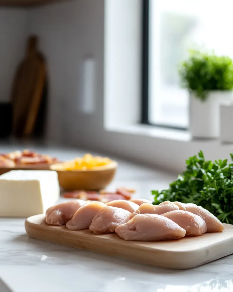 u6472731739 Minimal kitchen with white marble countertops sof dddb4147 9fa9 4942 ad3e 9a89f0abb4d1 3 Smoky Ranch Bliss Chicken Bake (Keto Crack Chicken Reinvented)