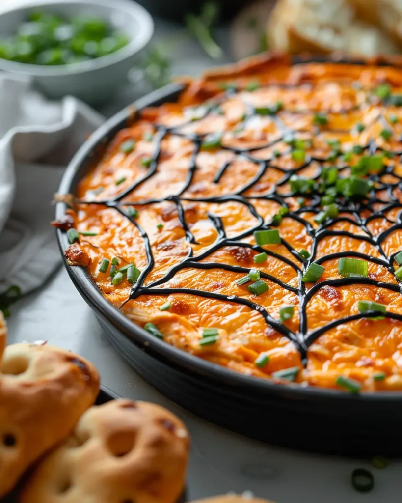 u6472731739 Vibrant bright high contrast vertical close up ph a8d6abd7 bc13 4a6d a1ca 65f28b299046 1 Halloween Buffalo Chicken Dip Appetizers | The Spookiest Party Snack