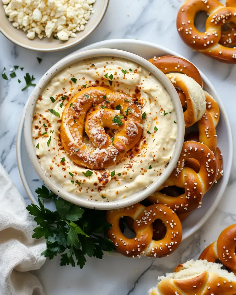 u6472731739 Vibrant bright high contrast vertical overhead ph 22e7f81b 4176 452c 898c 4233993ed852 3 Easy Pretzel Dip Recipe | Appetizer Finger Food Idea