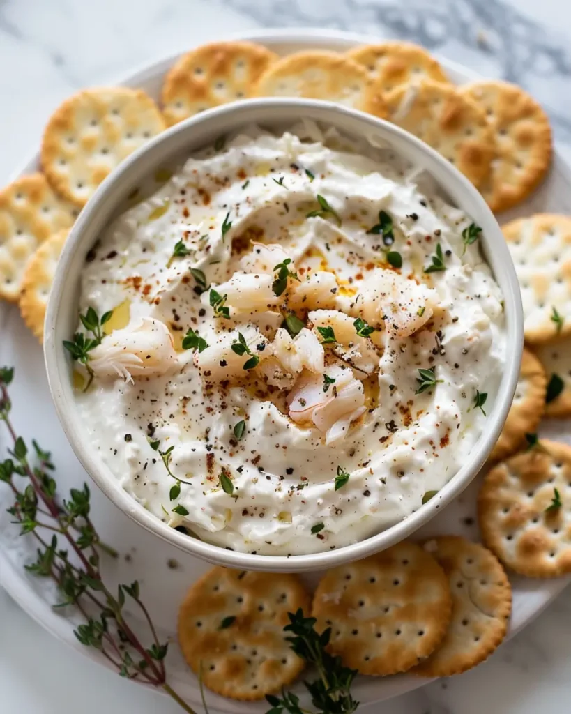 u6472731739 Vibrant bright high contrast vertical overhead ph 3e9d60fd d15c 49db b0ac 38f3e0a95dc6 0 Creamy Cold Crab Dip Appetizer for Parties
